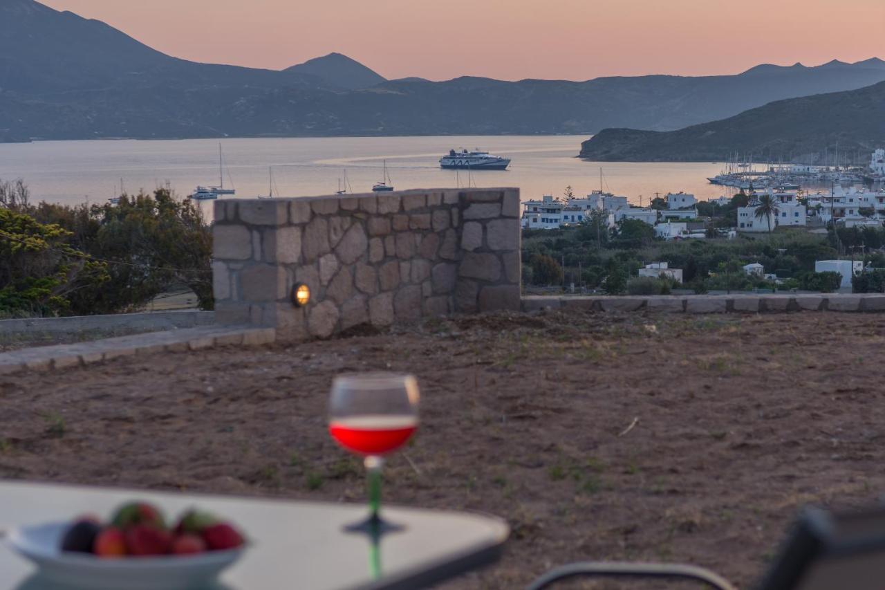 Sea, Sunset & Garden View Parasporos Houses, Milos آداماس المظهر الخارجي الصورة