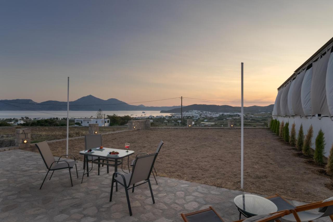 Sea, Sunset & Garden View Parasporos Houses, Milos آداماس المظهر الخارجي الصورة