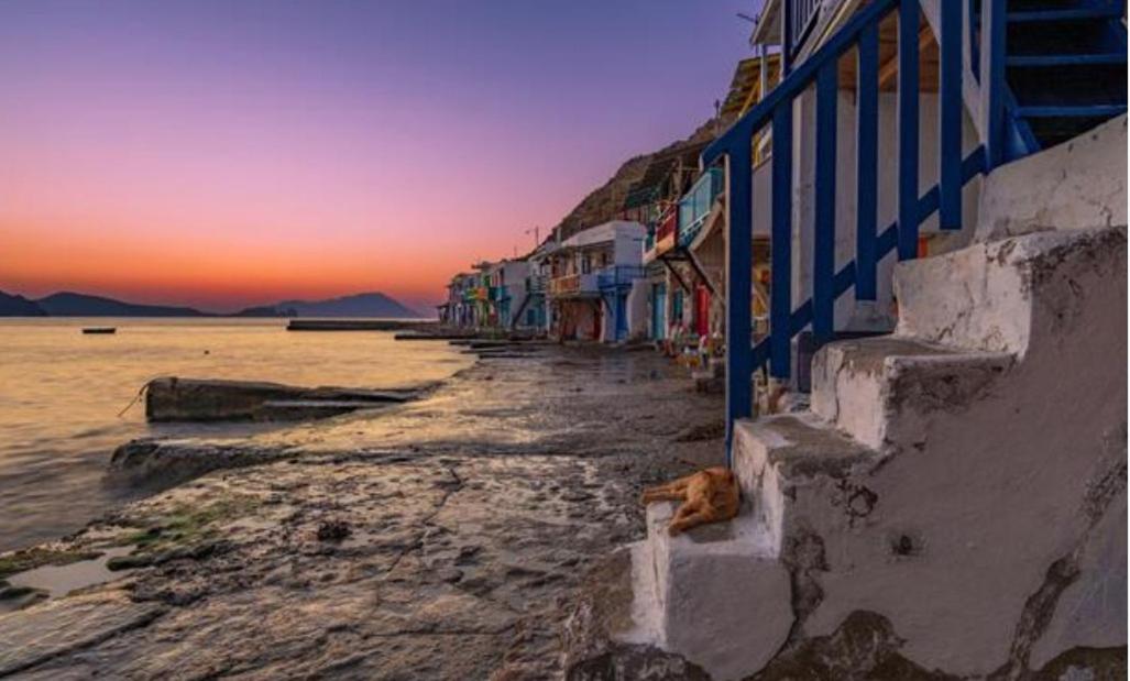 Sea, Sunset & Garden View Parasporos Houses, Milos آداماس المظهر الخارجي الصورة