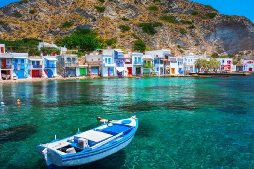 Sea, Sunset & Garden View Parasporos Houses, Milos آداماس المظهر الخارجي الصورة